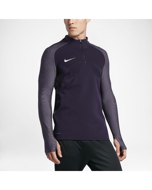 Nike Strike Aeroswift Men s 1 4 Zip Soccer Drill Top in Purple for Men Lyst